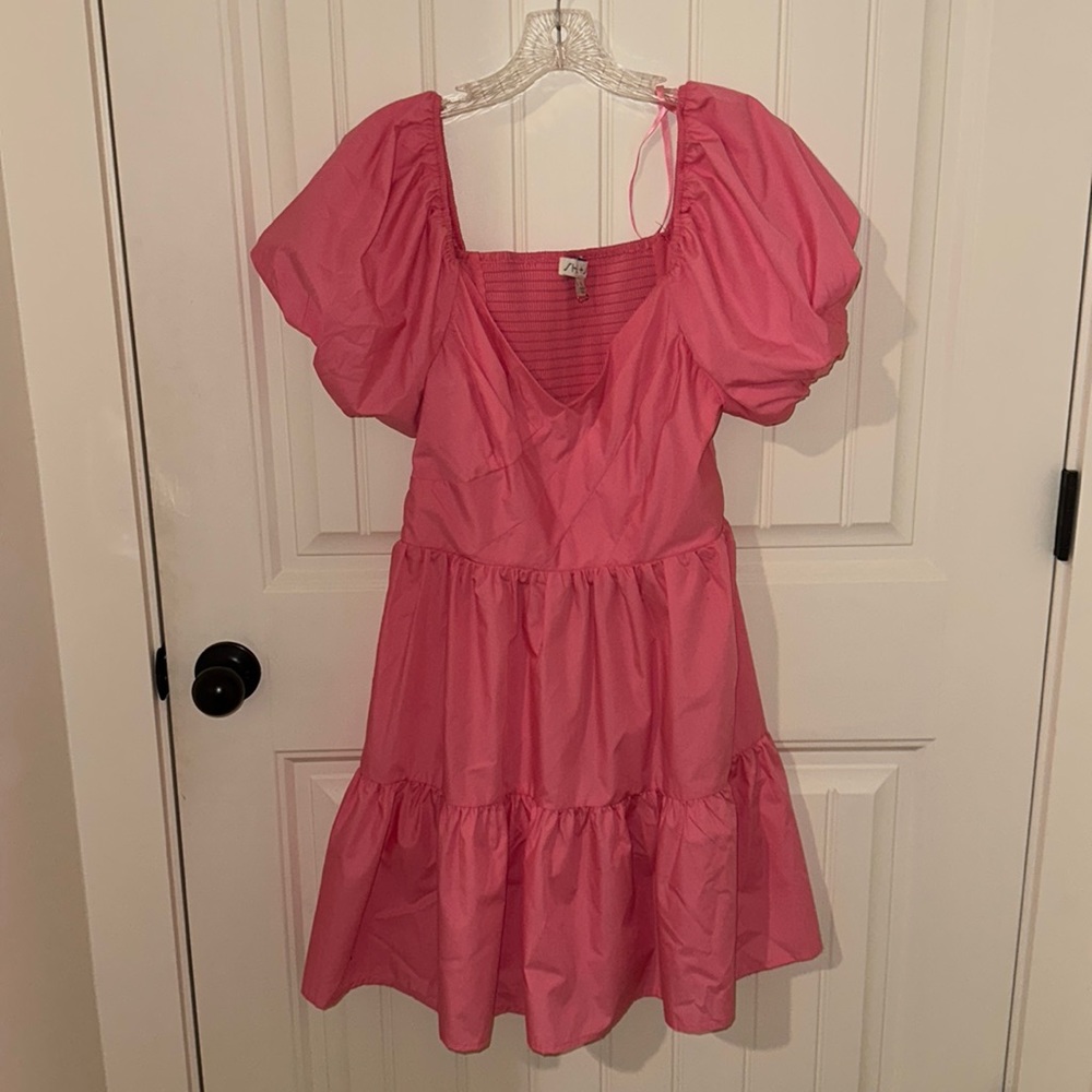 SHE+SKY Large Pink Babydoll Dress WORN ONCE